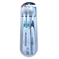 Sensodyne Hambahari tundlikele hammastele ja igemetele Gentle Care Soft 3 tk hind ja info | Hambaharjad, hampapastad ja suuloputusvedelikud | hansapost.ee