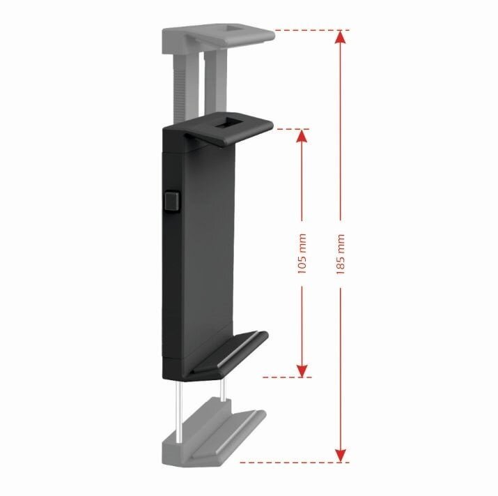 Swissten S-Grip T1-OP universaalne hoidik tahvelarvutitele, telefonidele, navigatsioonile, must hind ja info | Telefonihoidjad | hansapost.ee