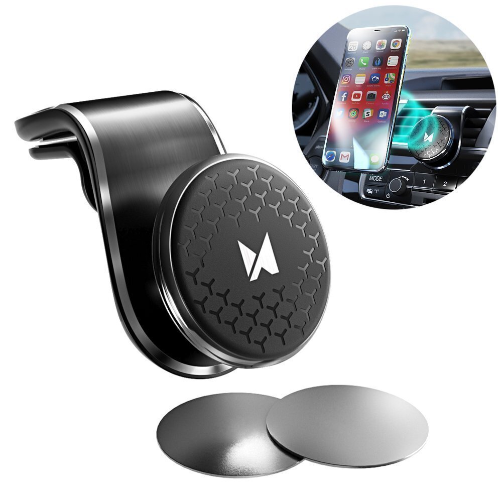 Magnetiline telefonihoidik autole Wozinsky Universal WMH-03, must 360 цена и информация | Telefonihoidjad | hansapost.ee