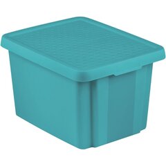 Ящик с крышкой Essentials 26л 34x44x27cм, синяя цена и информация | Корзины и ящики для хранения | hansapost.ee