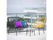 Aiatool Patio Arthur 70 cm, kollane/must цена и информация | Aiatoolid, rõdutoolid | hansapost.ee