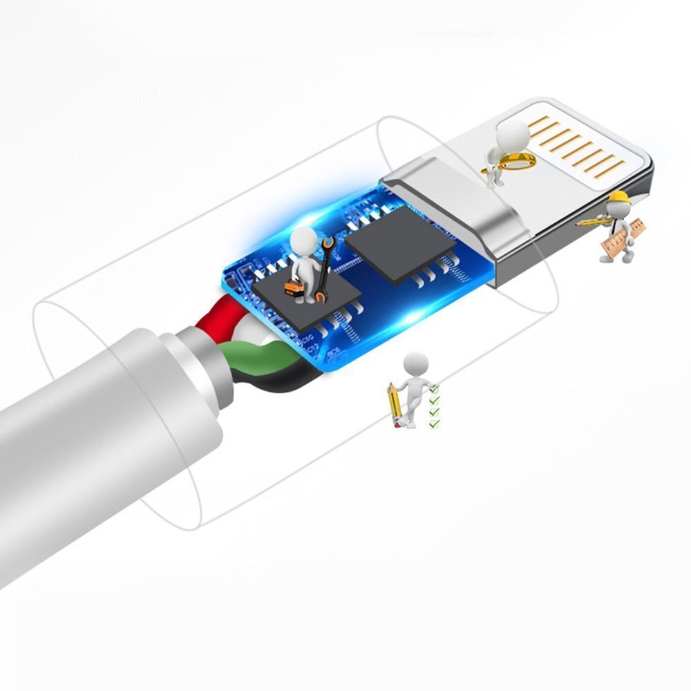 Dudao USB / mikro USB andmelaadimiskaabel 3A 1m valge (L1M valge) hind ja info | Mobiiltelefonide kaablid | hansapost.ee