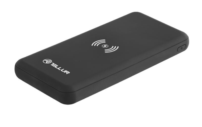 Juhtmevaba laadija/akupank Tellur PBW102 10000mAh Qi wireless 18W , must hind ja info | Akupangad | hansapost.ee