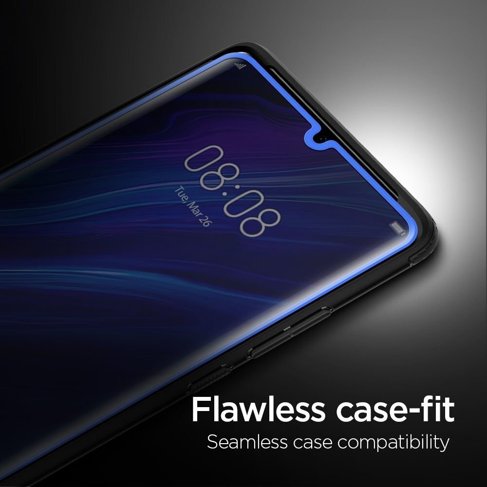 Spigen telefoni kaitseklaas telefonile Huawei P30 Pro, must цена и информация | Ekraani kaitseklaasid ja kaitsekiled | hansapost.ee