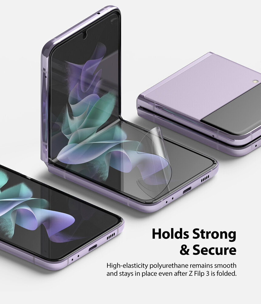 Ekraanikaitse Ringke Screen Protector sobib Samsung Galaxy Z Flip3 5G hind ja info | Ekraani kaitseklaasid ja kaitsekiled | hansapost.ee