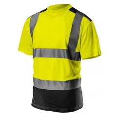 T-särk kõrgnähtavusega, kollane XL/52 цена и информация | Рабочая одежда | hansapost.ee