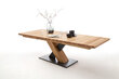 Pikendatav laud MC Akcent Mendoza A, 180/270x100 cm, pruuni värvi hind ja info | Köögilauad, söögilauad | hansapost.ee