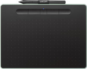 Wacom графический планшет Intuos M Bluetooth, зеленый цена и информация | Графические планшеты | hansapost.ee