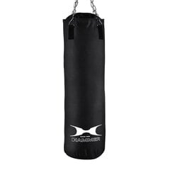 Боксерский мешок Hammer Fit Black, 100x30 см цена и информация | Бокс | hansapost.ee