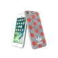 Adidas Originals clear case 70's iPhone 8/7/6/6s, Red/White hind ja info | Telefonide kaitsekaaned ja -ümbrised | hansapost.ee