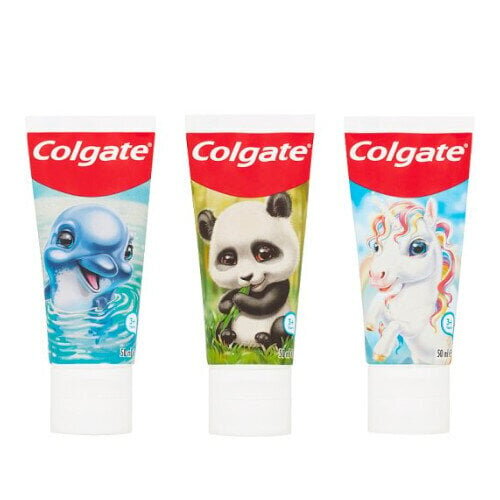 Hambapasta lastele fluoriidiga Colgate Animal Gang 50 ml цена и информация | Hambaharjad, hampapastad ja suuloputusvedelikud | hansapost.ee