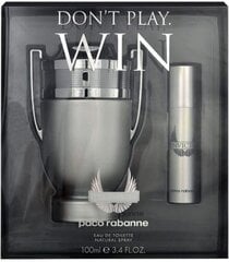 Paco Rabanne Invictus - EDT 100 ml + EDT 10 ml цена и информация | Мужские духи | hansapost.ee