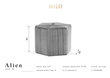 Tumba Milo Casa Alice XL, tumesinine цена и информация | Kott-toolid, tumbad, järid | hansapost.ee