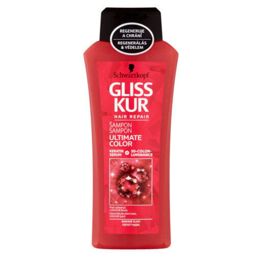 Taastav šampoon värvitud juustele Gliss Kur Ultimate Color (Shampoo) 250 ml hind ja info | Šampoonid | hansapost.ee