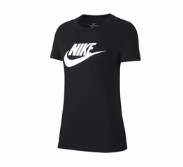 Nike женская футболка Sportswear Essential, черная цена и информация | Женские футболки | hansapost.ee