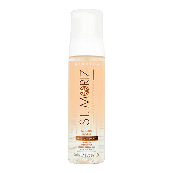 St. Moriz Professional Isepruunistuv värvitu vaht Medium/Tume 200ml hind ja info | Isepruunistavad kreemid | hansapost.ee