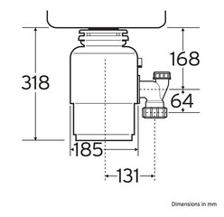 Toidujäätmete konteiner InSinkErator ISE Model 66 hind ja info | Köögihundid | hansapost.ee