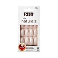 Kiss Värvimiseks sobivad naturaalsed küüned 70910 Salon Natura ls (Nails) 28 tk hind ja info | Maniküüri ja pediküüri tarvikud | hansapost.ee