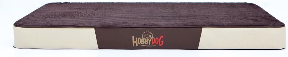 Koera madrats Hobbydog Premium Velvet Brown/Beige, XL, 120x80 cm цена и информация | Pesad, asemed | hansapost.ee