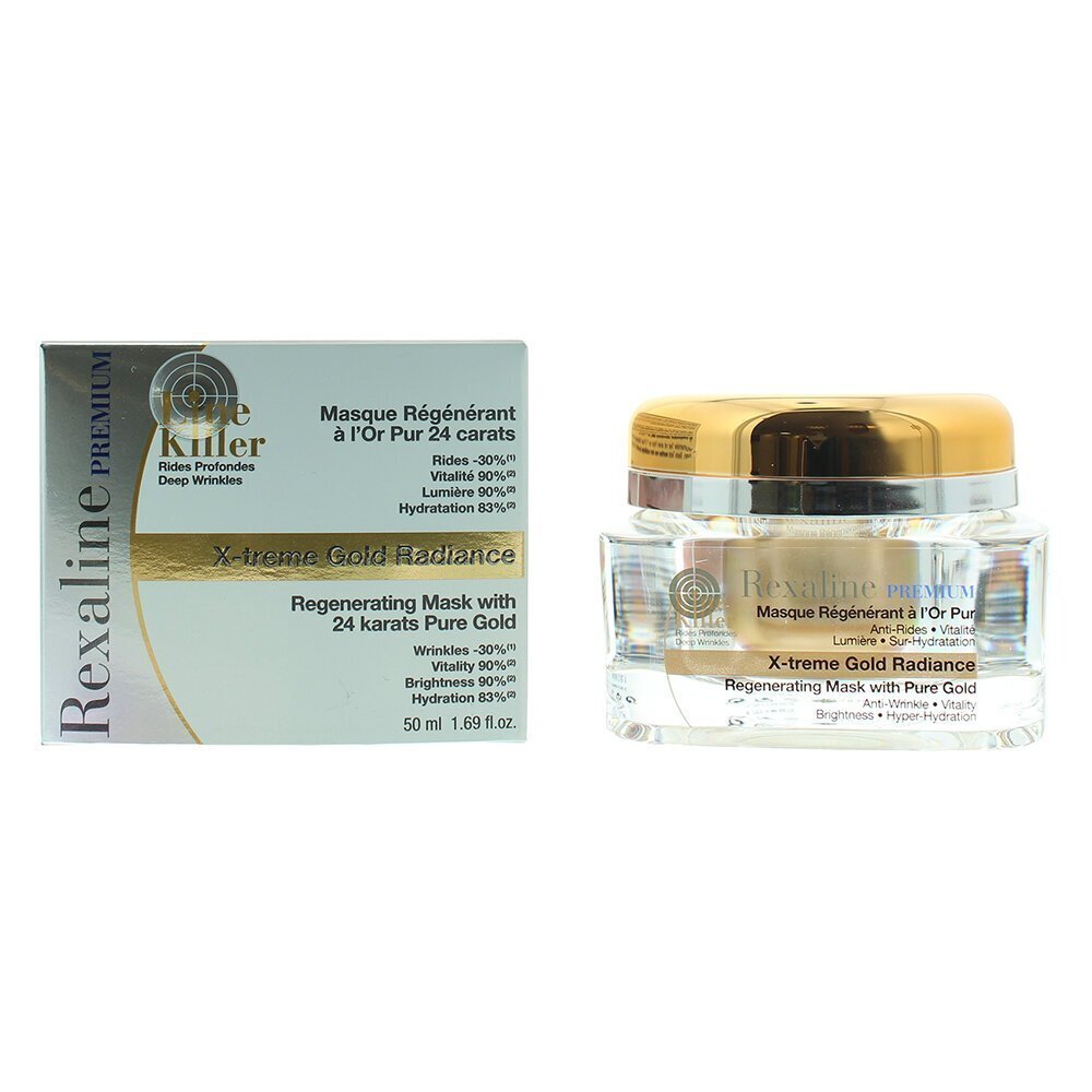 Rexaline Premium Line Killer X-treme Gold Radiance näomask 50 ml цена и информация | Näomaskid ja silmamaskid | hansapost.ee