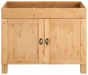 Кухонный шкаф с раковиной Notio Living Oneill, коричневый цена и информация | Кухонные шкафчики | hansapost.ee