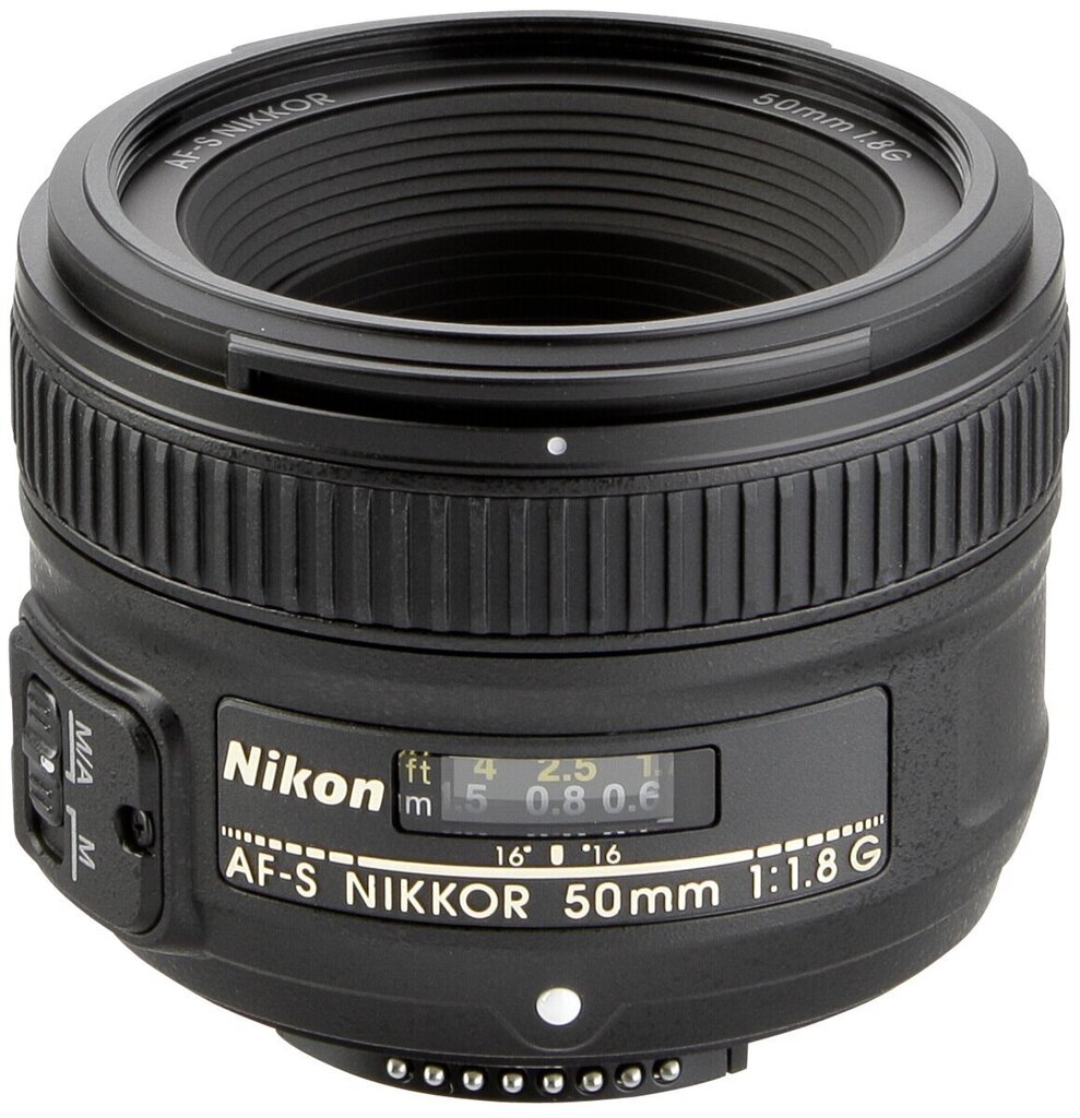 Nikon AF-S NIKKOR 50 mm f/1.8G hind ja info | Fotoaparaatide objektiivid | hansapost.ee