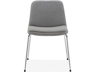 Комплект из 2-х стульев Notio Living Heino, серый/хром цена и информация | Стулья для кухни и столовой | hansapost.ee