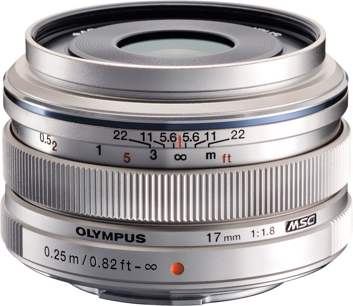 Olympus M.ZUIKO DIGITAL ED 17 mm F1.8, Silver цена и информация | Fotoaparaatide objektiivid | hansapost.ee