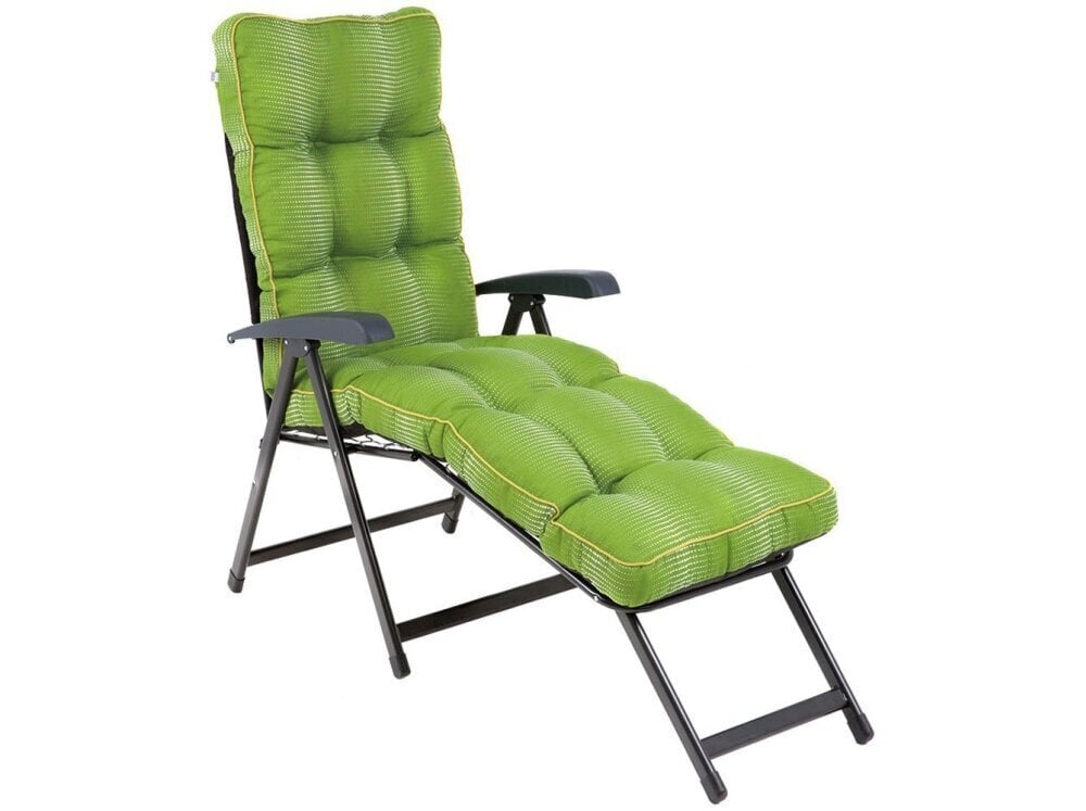 Lamamistool Patio Lena Lounger, roheline hind ja info | Päevitustoolid | hansapost.ee