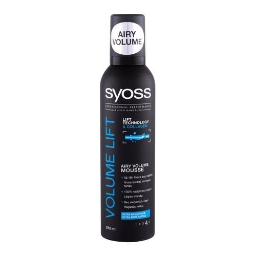 Syoss Professional Performance Volume Lift Mousse juuksevaht 250 ml цена и информация | Juuste viimistlusvahendid | hansapost.ee