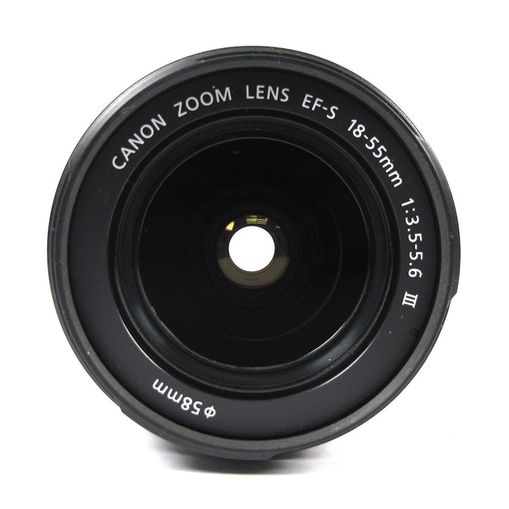 Canon EF-S 18-55mm f/3.5-5.6 III, valge karp hind ja info | Fotoaparaatide objektiivid | hansapost.ee