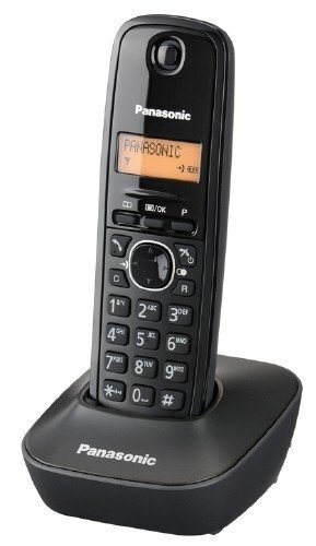 Panasonic KX-TG1611, must цена и информация | Lauatelefonid | hansapost.ee