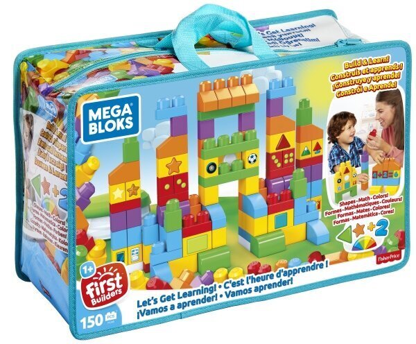Mega Bloks "Hakkame õppima" klotsikott 150 tk. hind ja info | Beebide mänguasjad | hansapost.ee