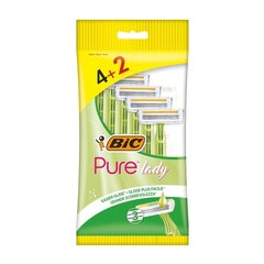 Станок для бритья Bic Purelady (6 шт) цена и информация | Косметика и средства для бритья | hansapost.ee