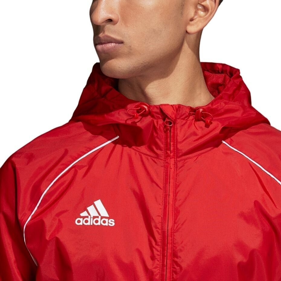 Meeste sportlik jope Adidas Core 18 Rain M CV3695 (45216), punane цена и информация | Spordiriided meestele | hansapost.ee