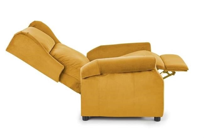 AGUSTIN recliner, color: mustard цена и информация | Tugitoolid | hansapost.ee