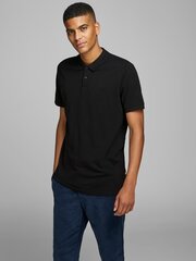 Meeste polosärk JACK & JONES 12136516*01, must hind ja info | T-särgid meestele | hansapost.ee