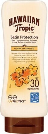 Päikesekaitsekreem SPF 50+ Satin Protection Hawaiian Tropic (Sun Lotion) 180 ml цена и информация | Päikesekaitse ja päevitusjärgsed kreemid | hansapost.ee