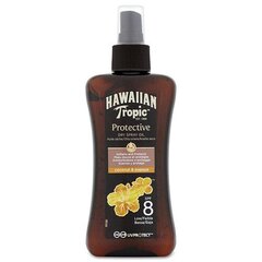 Kuivpruunimisõli spreiga SPF 8 Protective Hawaiian Tropic (Dry Spray Oil) 200 ml hind ja info | Päikesekaitse ja päevitusjärgsed kreemid | hansapost.ee