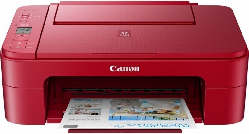 Värviprinter Canon PIXMA TS3352 EUR 3771C046, WiFi, punane hind ja info | Printerid | hansapost.ee