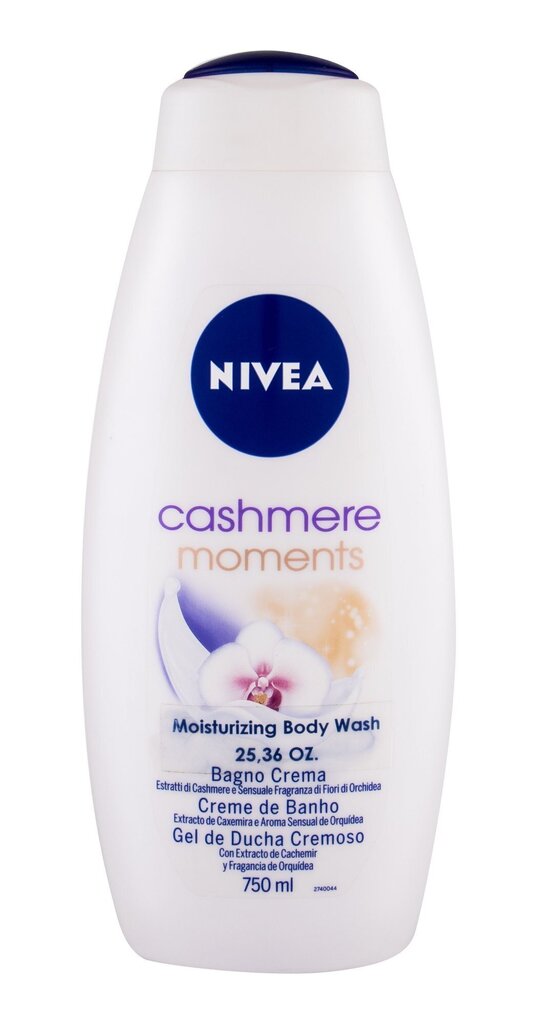 Nivea Care & Cashmere dušigeel 750 ml hind ja info | Dušigeelid, õlid | hansapost.ee