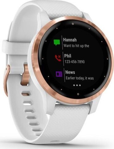 Garmin vívoactive® 4S White/Rose Gold цена и информация | Nutikellad, laste nutikellad | hansapost.ee