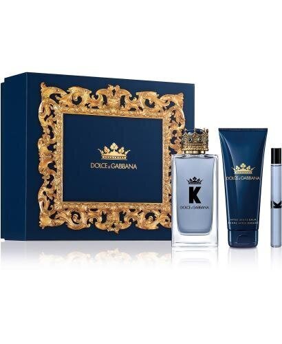 Komplekt Dolce & Gabbana K: EDT meestele 100 ml + 10 ml + dušigeel 50 ml цена и информация | Parfüümid meestele | hansapost.ee