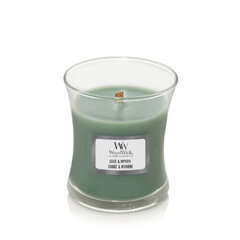 Lõhnaküünal WoodWick Sage & Myrrh, 85 g hind ja info | Küünlad, küünlajalad | hansapost.ee