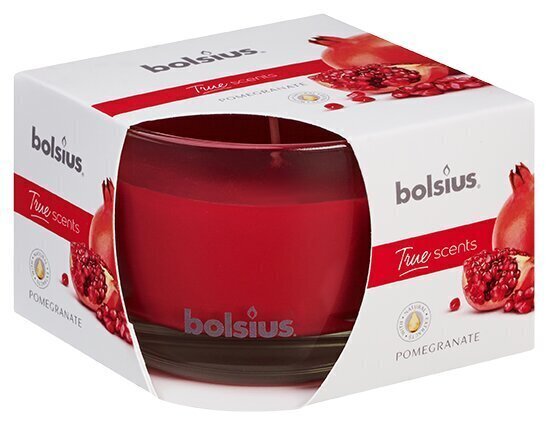 Lõhnaküünal Bolsius True Scents Pomegranate hind ja info | Küünlad, küünlajalad | hansapost.ee