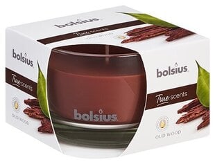 Ароматическая свеча Bolsius True Scents Oud Wood цена и информация | Подсвечники, свечи | hansapost.ee