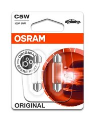 Autopirn OS6418-02B Osram OS6418-02B C5W 12V 5W цена и информация | Автомобильные лампочки | hansapost.ee