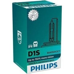 PHILIPS D1S 4800k Xenon X-TREME VISION GEN2 +150% pirn цена и информация | Автомобильные лампочки | hansapost.ee