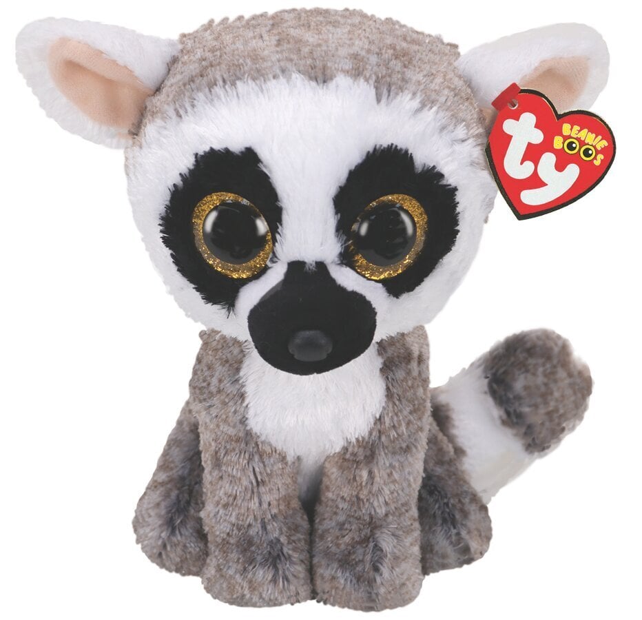 Plüüsist leemur TY Beanie Boos Linus, 15 cm, 36472 цена и информация |  Pehmed mänguasjad ja kaisukad | hansapost.ee