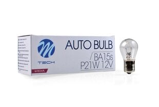 Авто свет M-Tech P21W BA15s 12В цена и информация | Автомобильные лампочки | hansapost.ee